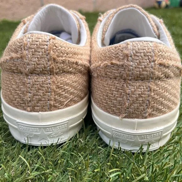Converse x Golf Le Fleur One Star OX Burlap Low Top Lace Up Sneakers Size 8