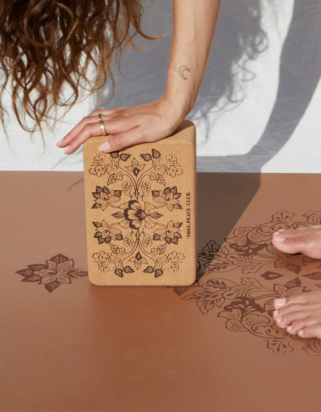 Cork Yoga Block - Lotus