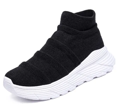 Cozy Fleece-Lined Men's Running Shoes – Lightweight & Comfortable for Fall/Winter