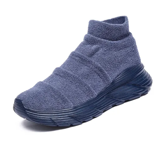 Cozy Fleece-Lined Men's Running Shoes – Lightweight & Comfortable for Fall/Winter
