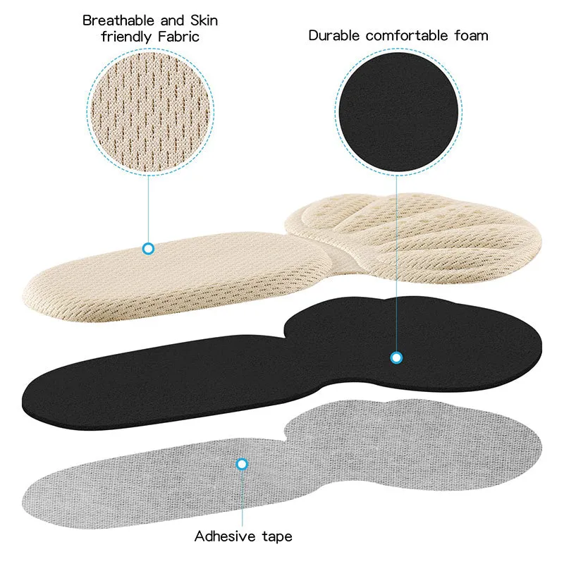 Cuttable Adhesive Back of Heel Grips Inserts
