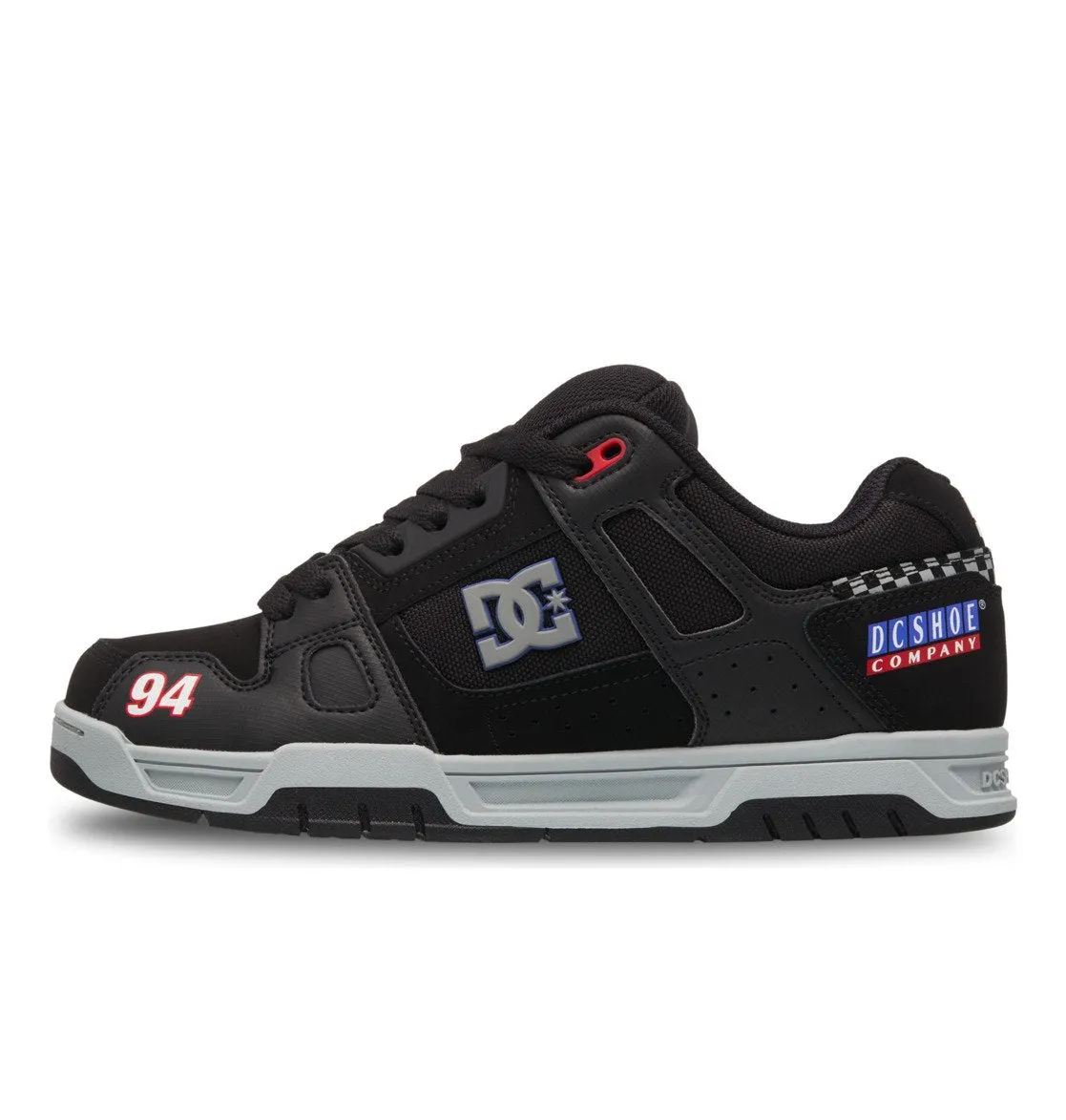Dc Shoes Scarpa in pelle da skate Stag nera