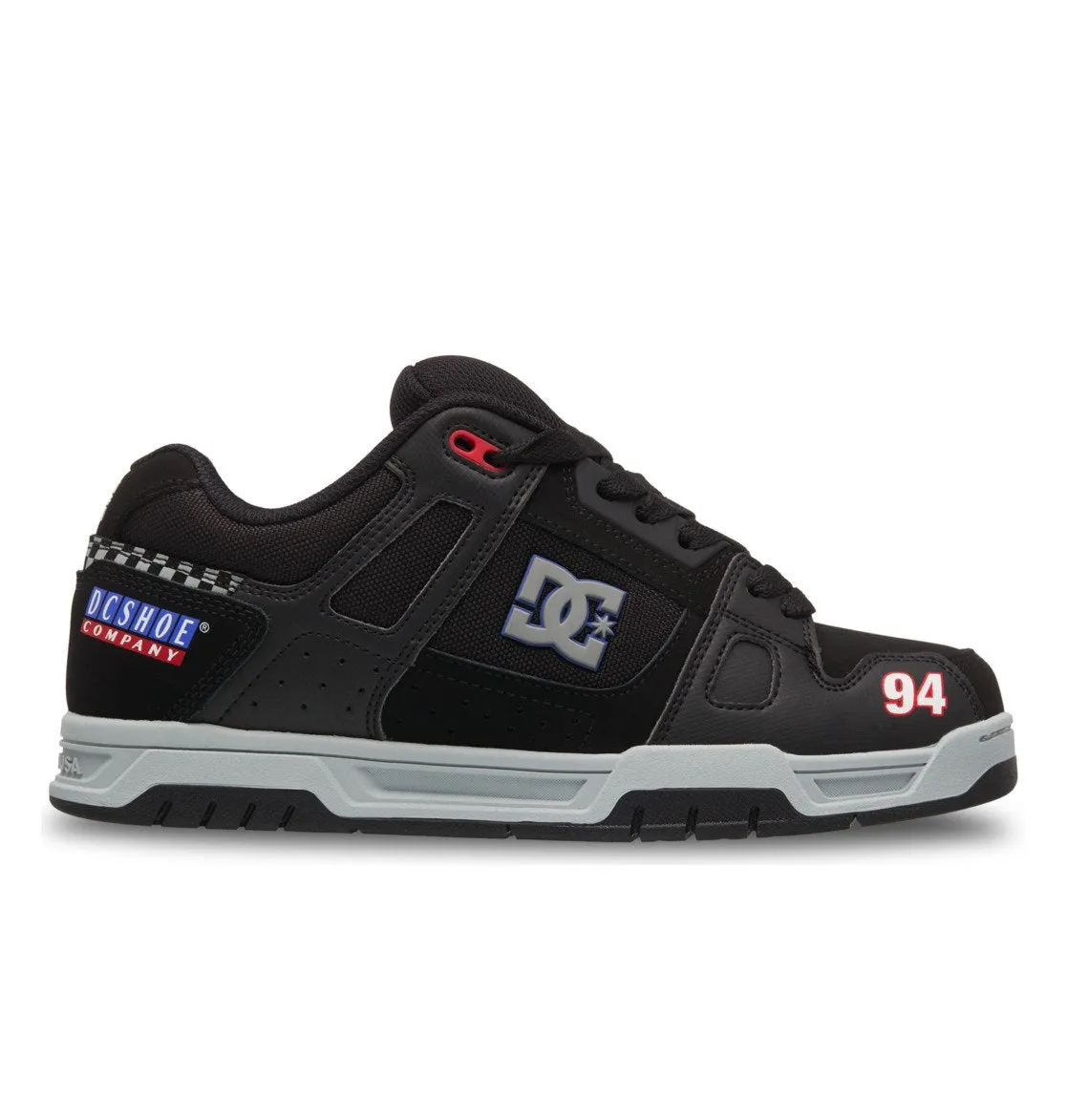 Dc Shoes Scarpa in pelle da skate Stag nera