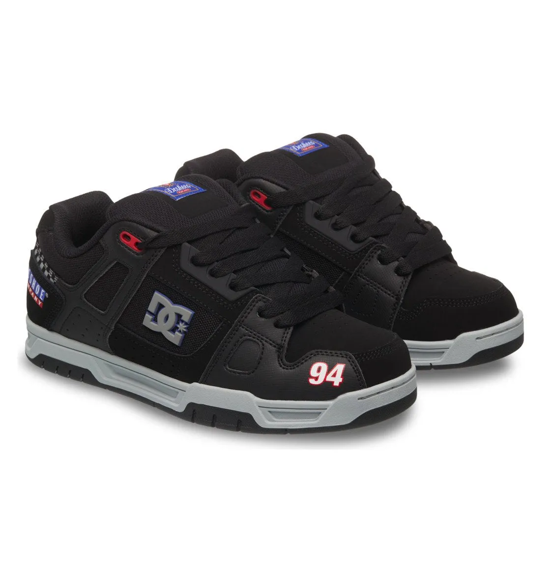 Dc Shoes Scarpa in pelle da skate Stag nera