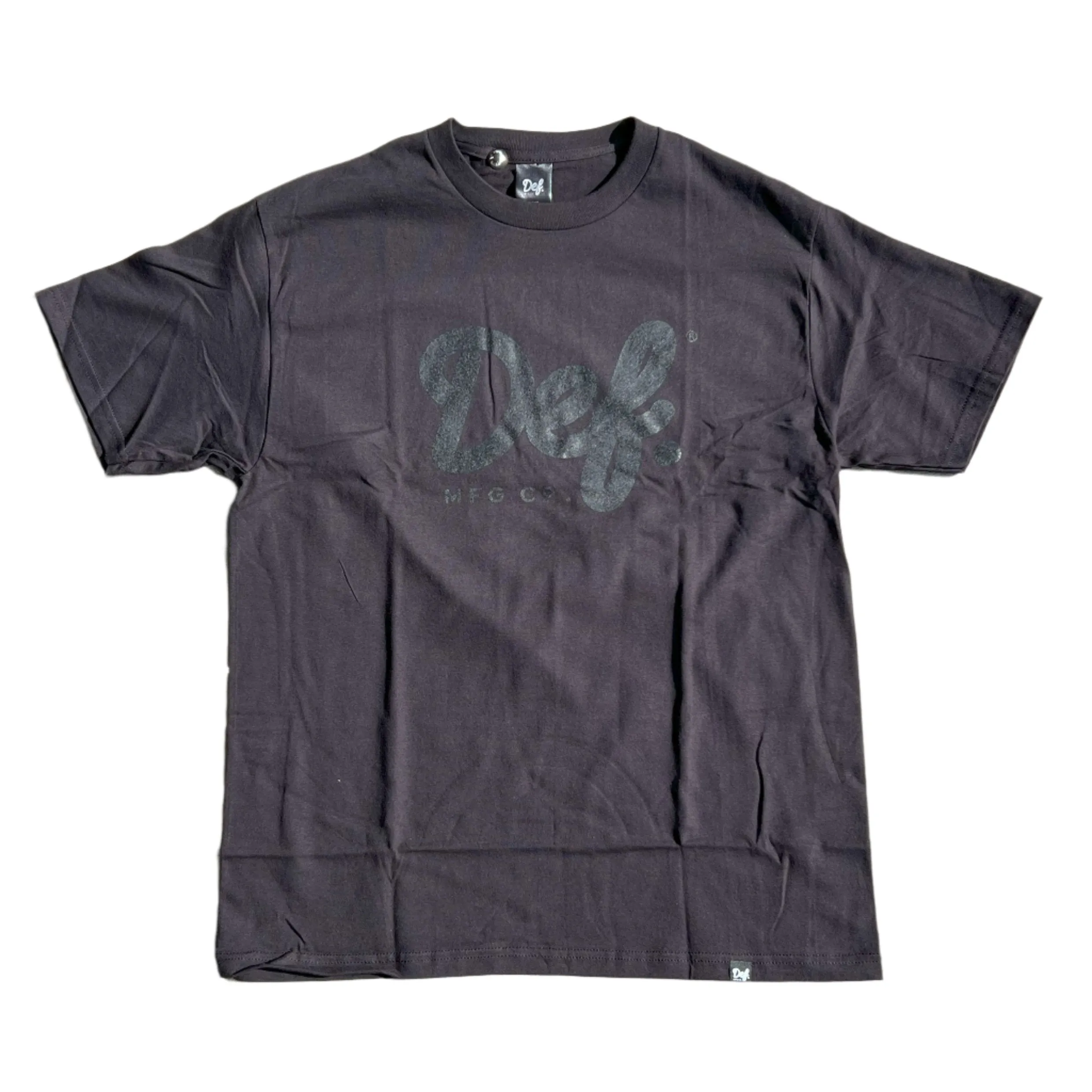 DEF SIGNATURE MENS SIGNATURE TEE BLACK
