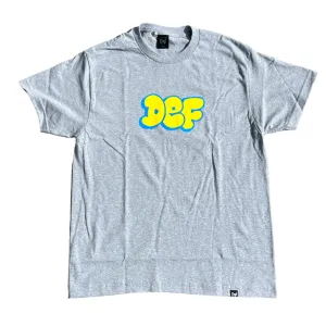 DEF THROW MENS TEE GREY MARLE