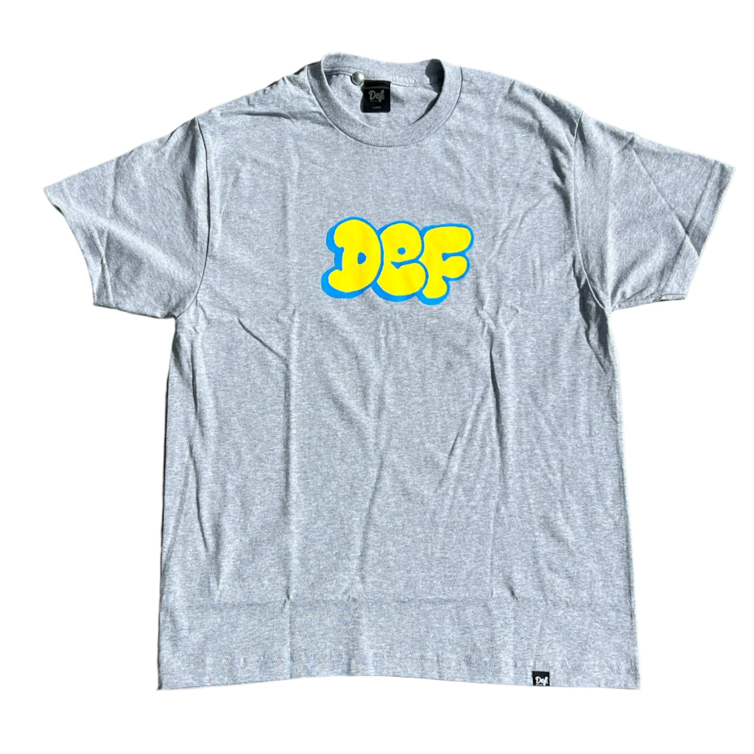 DEF THROW MENS TEE GREY MARLE