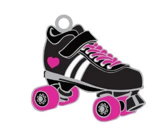 Derby Star Skate Necklaces (Pink or Purple Glitter)