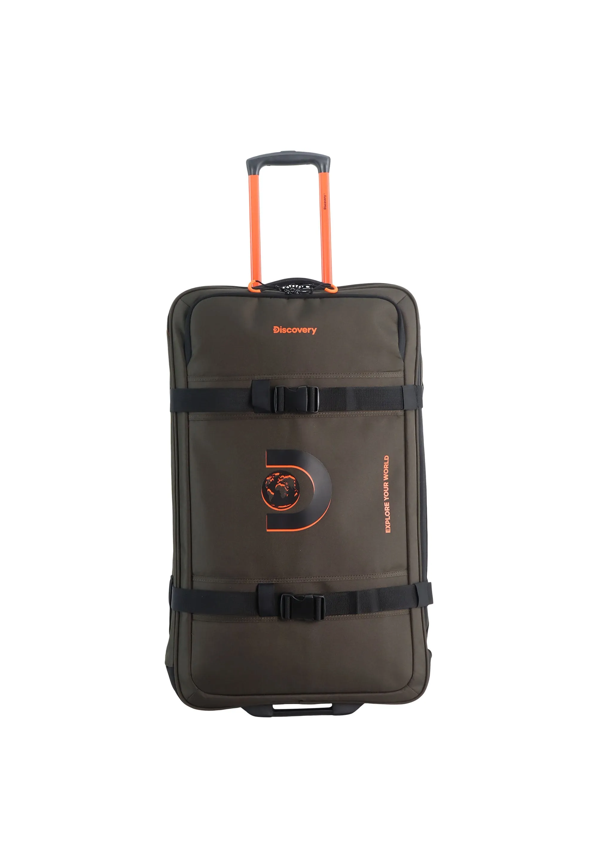 Discovery Camp Soft Luggage / Trolley / Wheel Bag Khaki