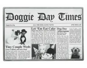 Doggie Day Times Placemat