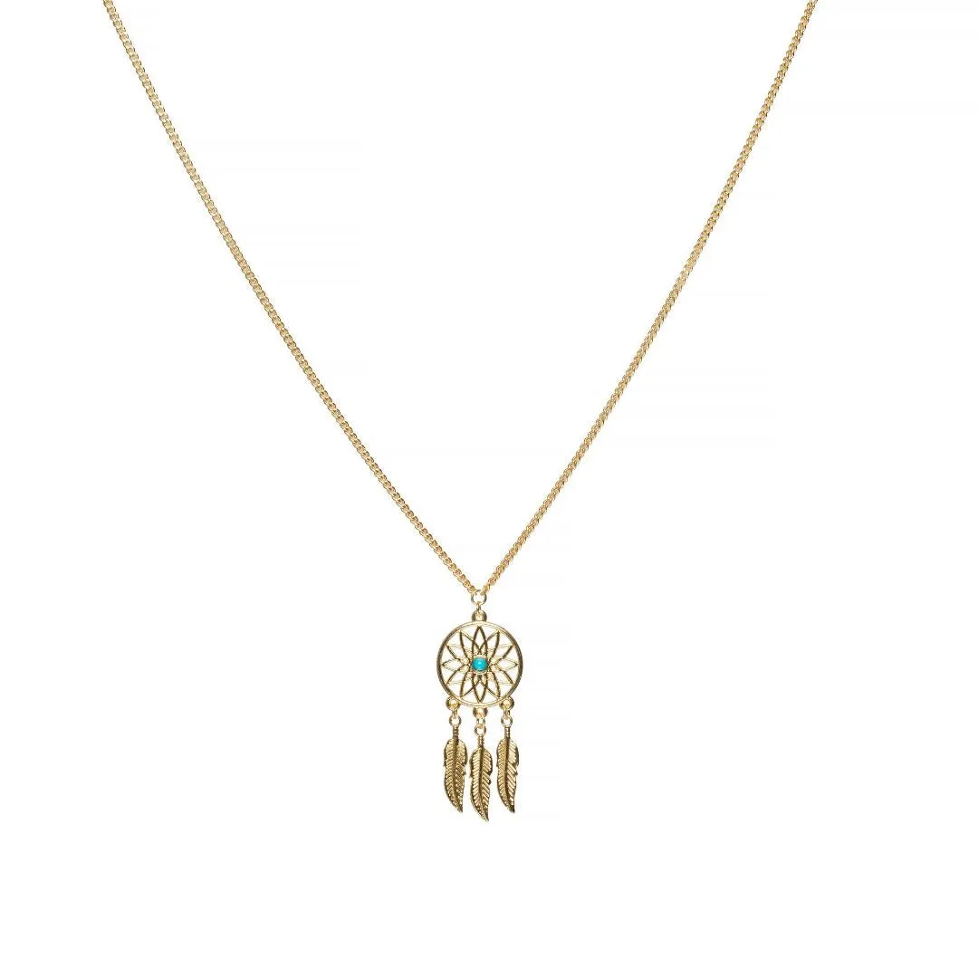 Dreamcatcher Gold Mask Chain