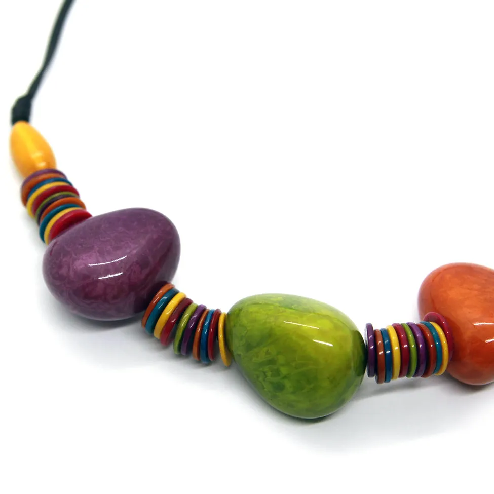 Earthy: PGO 3-Tagua Heart Necklace Set