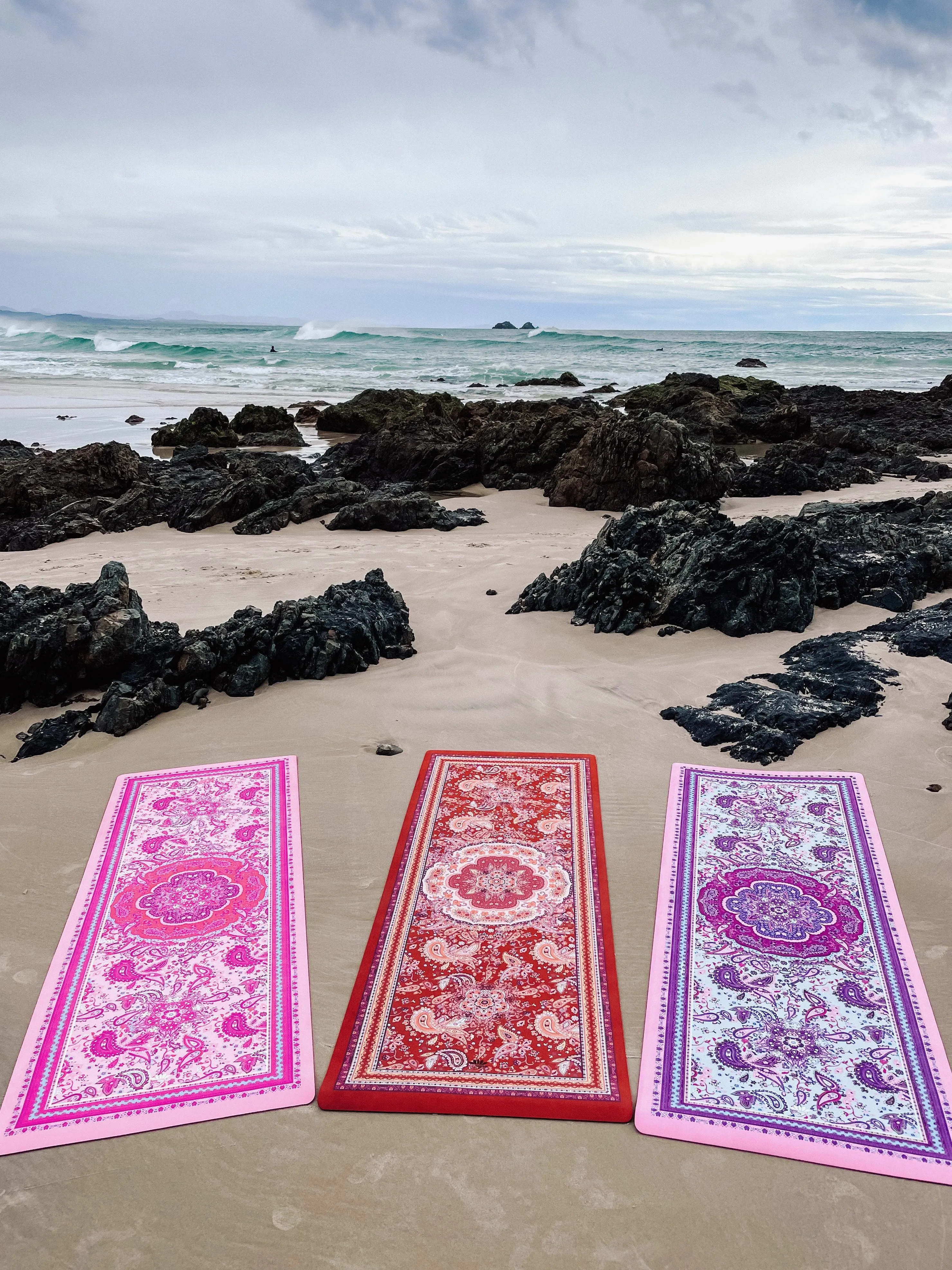 Eco Luxe Paisley Pink Yoga Mat 3.5mm
