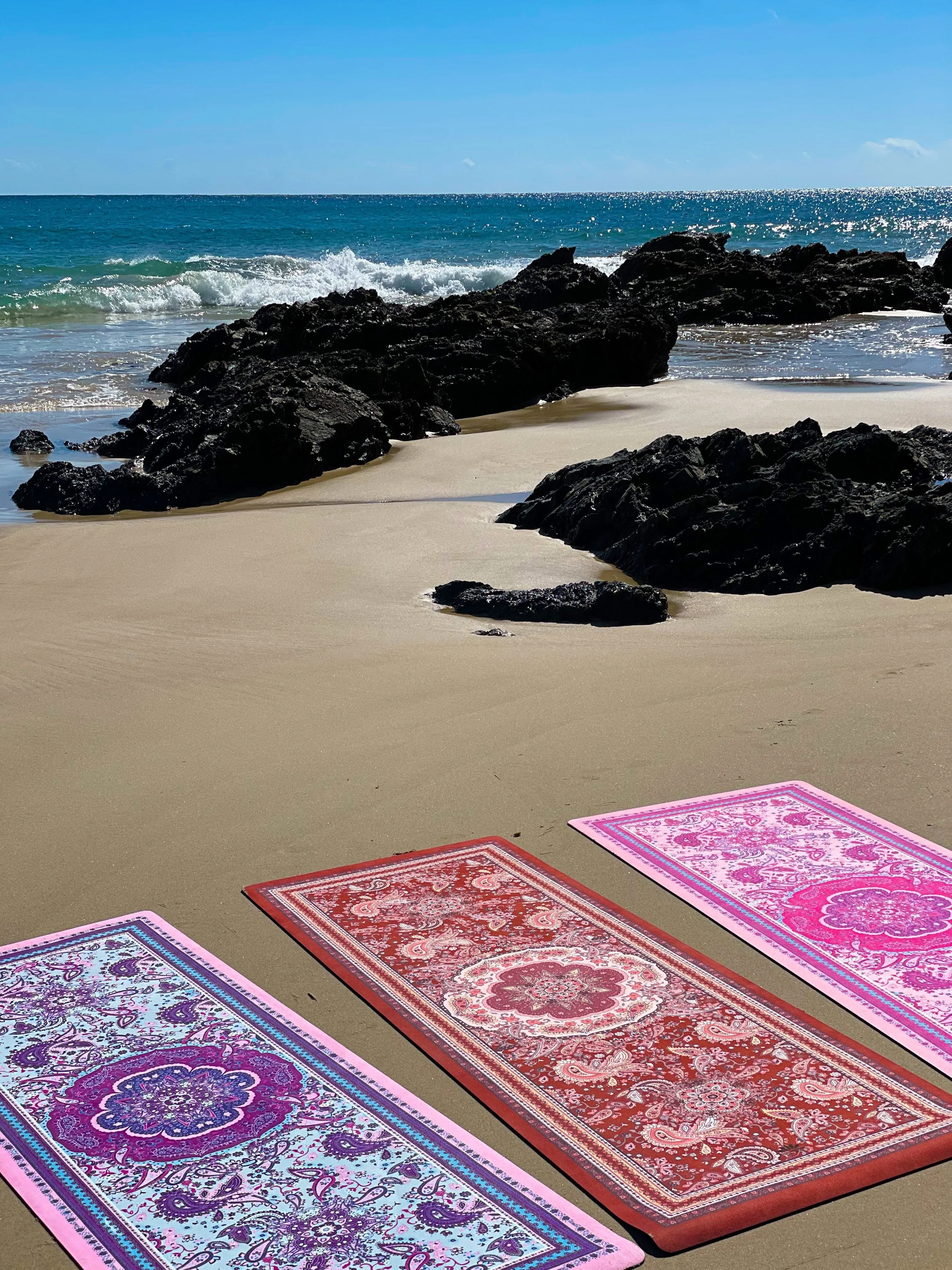 Eco Luxe Paisley Pink Yoga Mat 3.5mm