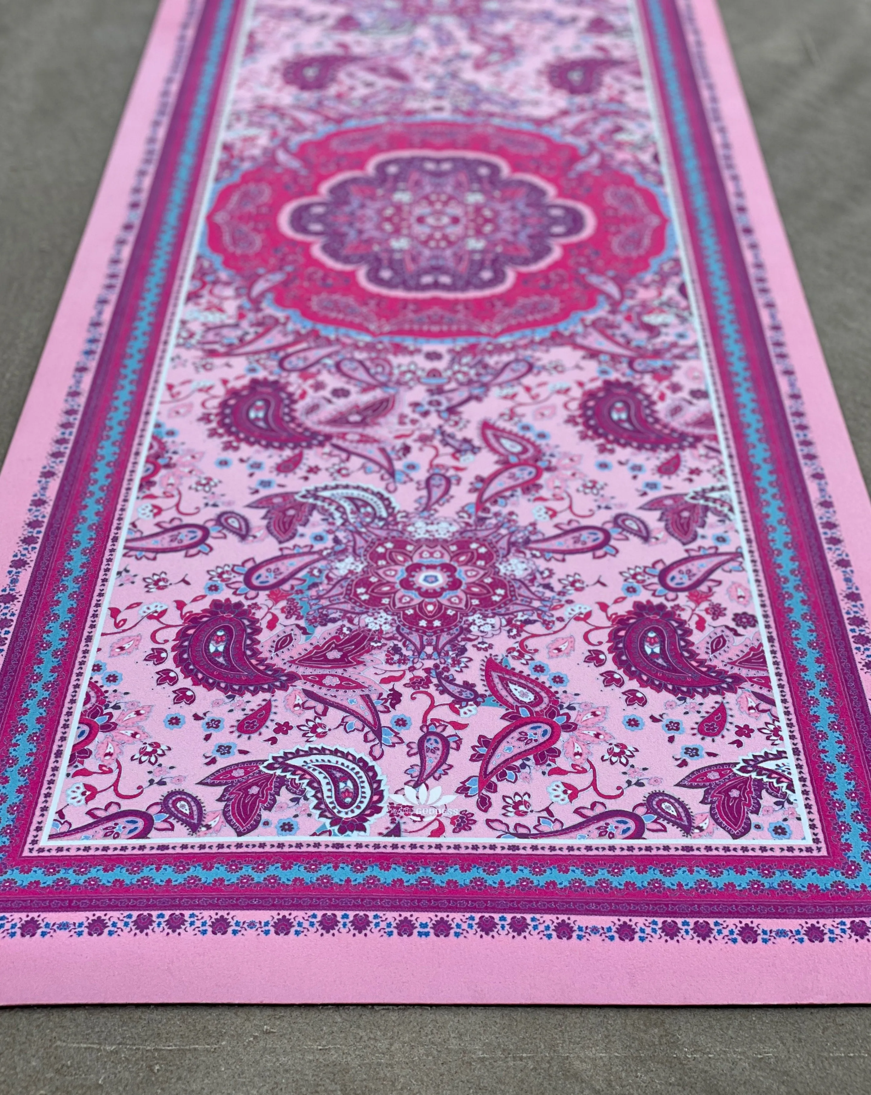 Eco Luxe Paisley Pink Yoga Mat 3.5mm