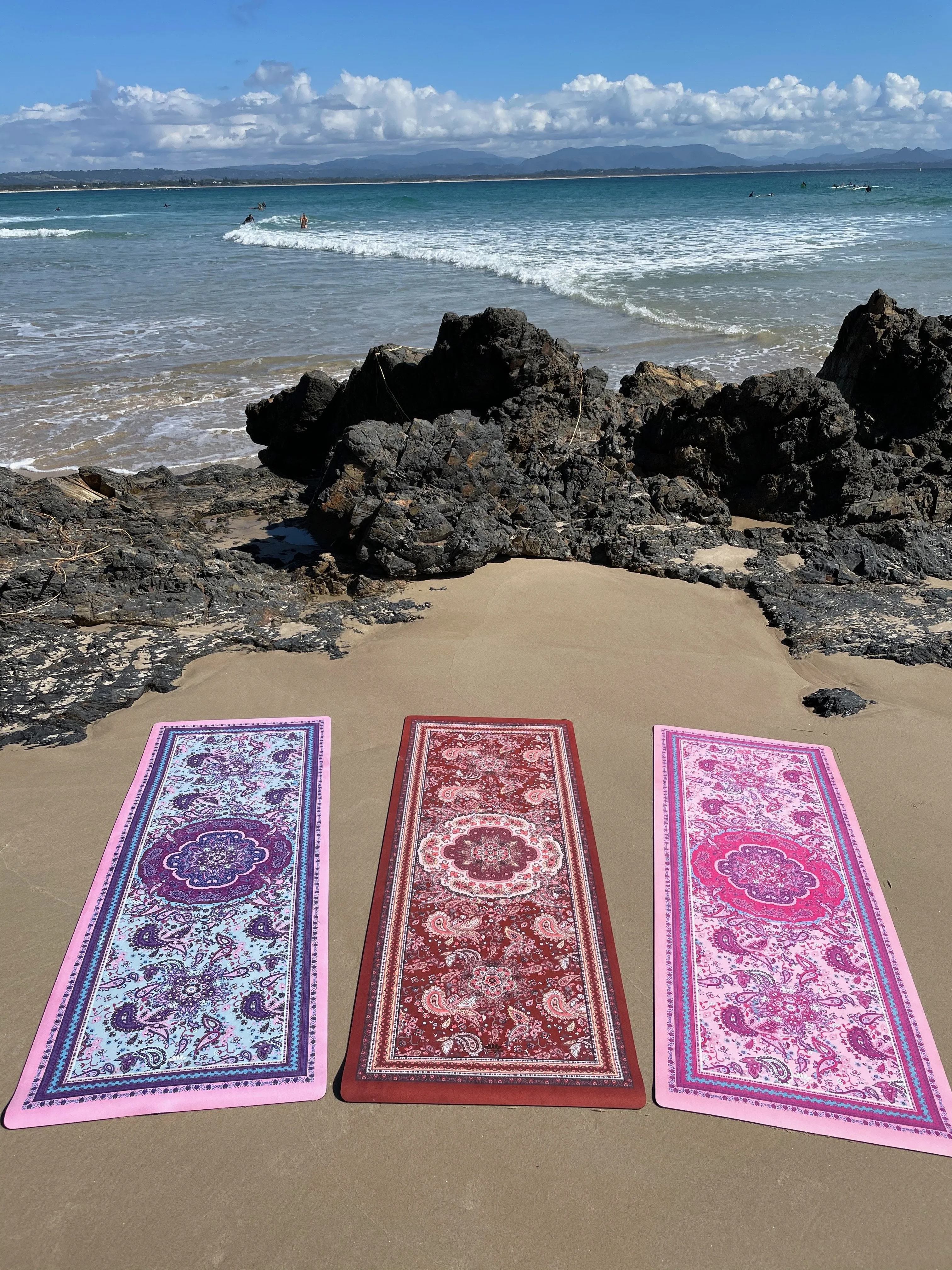 Eco Luxe Paisley Pink Yoga Mat 3.5mm