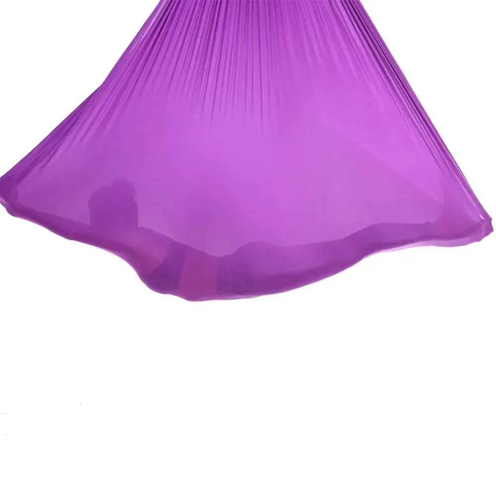 Elevate Your Fitness Routine with Our 4*2.8m Gym Home Fitness Nylon Aerial Silk Yoga Hammock!