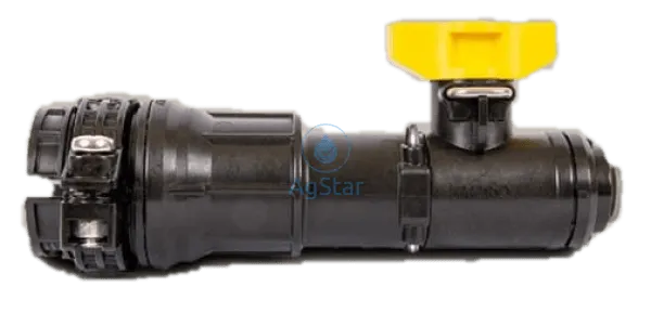 Express End Cap With Flush Valve Installed