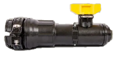 Express End Cap With Flush Valve Installed