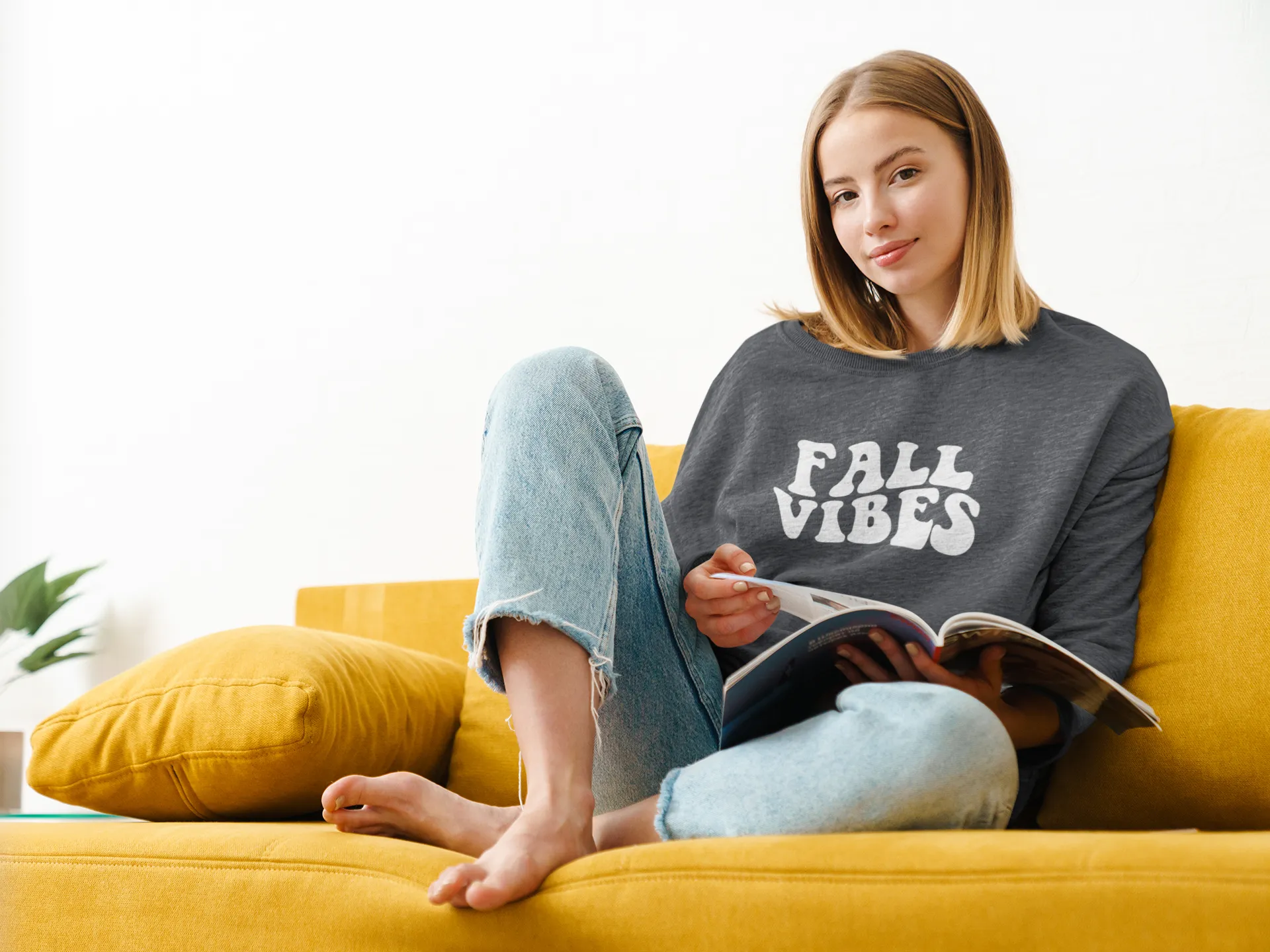 FALL VIBES CREWNECK SWEATSHIRT