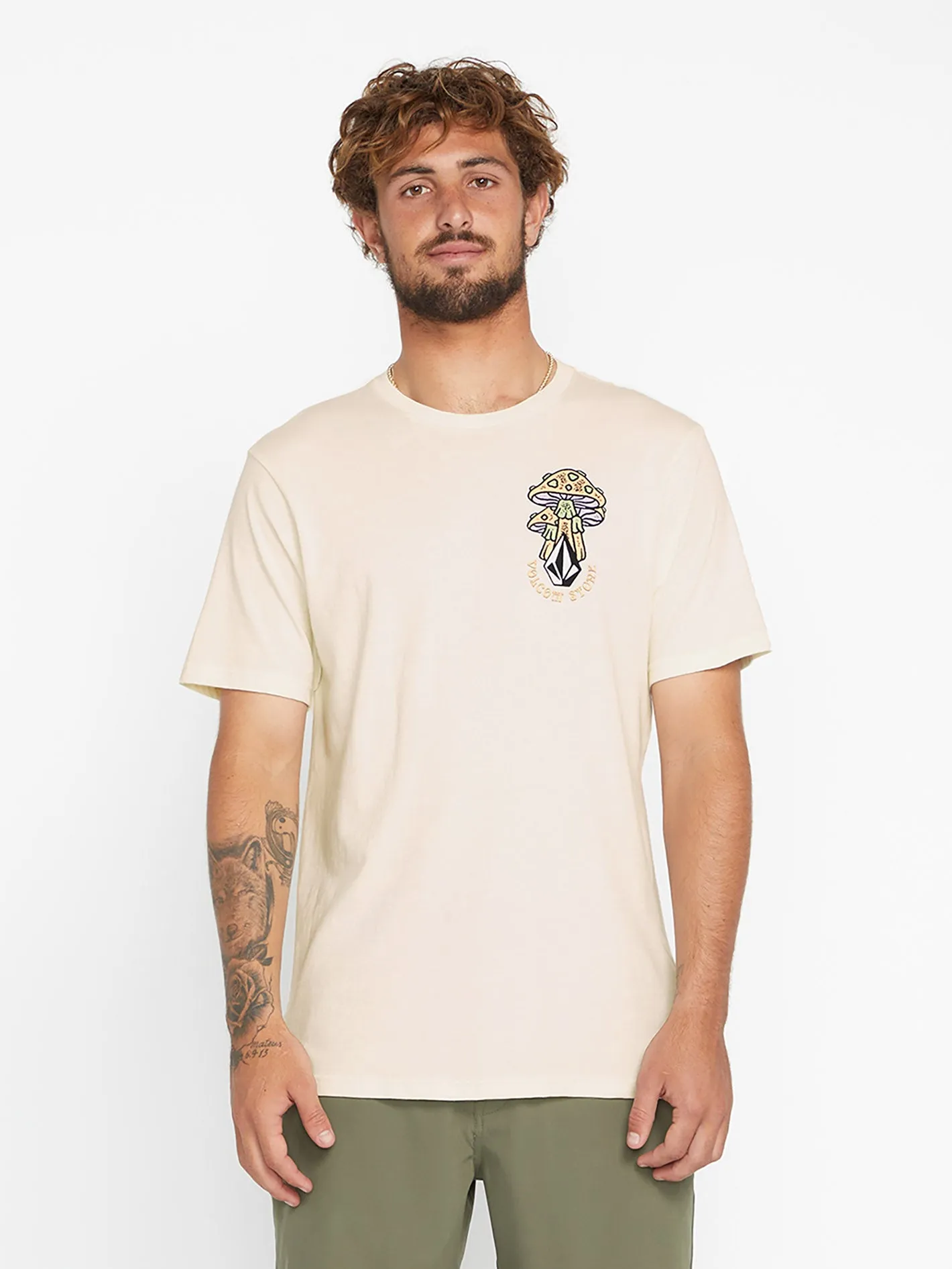 Farm to Yarn Psychike T-shirt - OFF WHITE