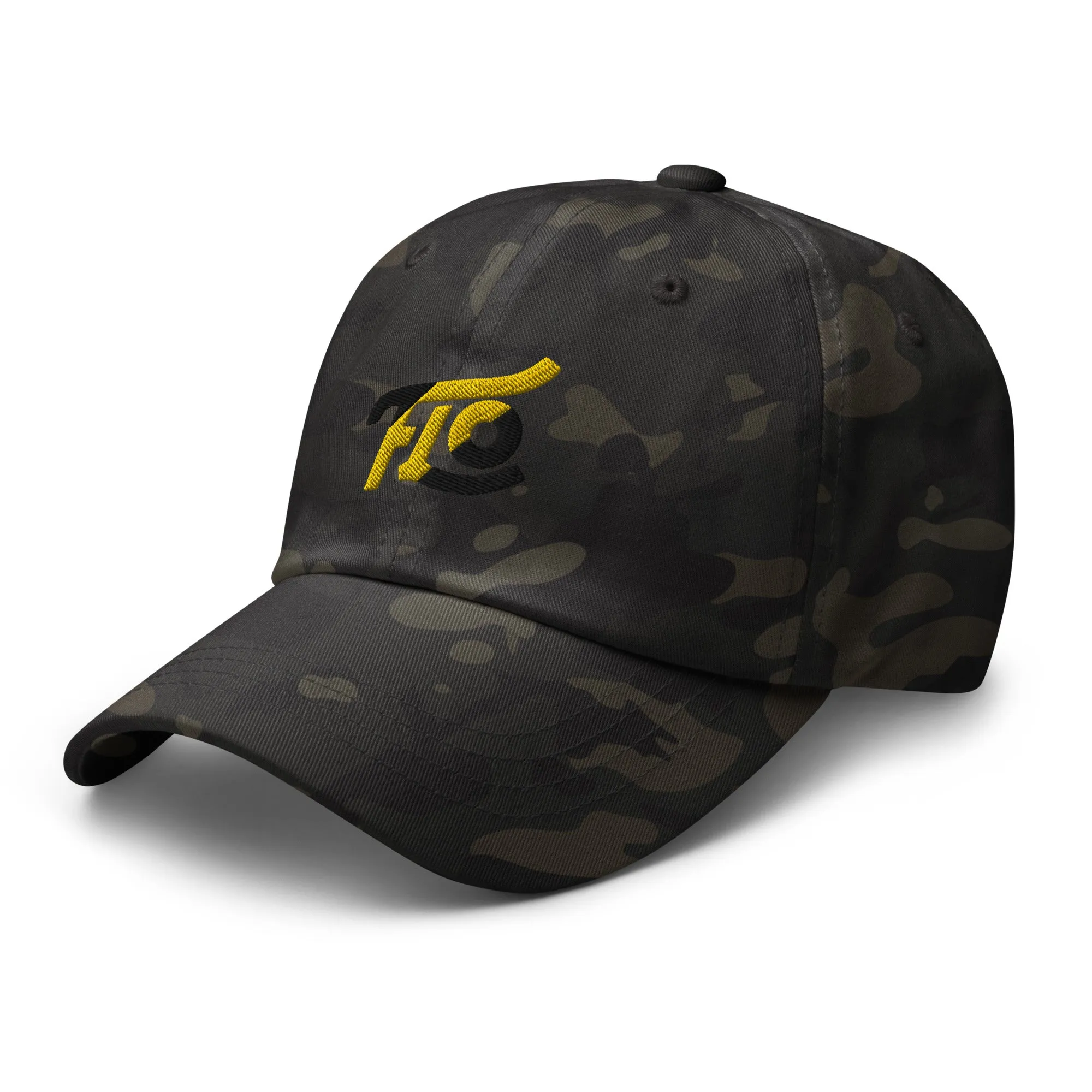 FLO Multicam Dad Cap (Black & Gold Edition)