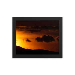 Framed poster - Moab sunset