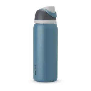 FreeSip® 32oz Stainless Steel Water Bottle in Blue Oasis