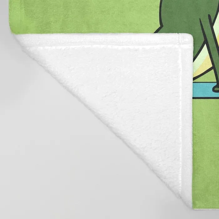 Funny Avocado Yoga Blanket