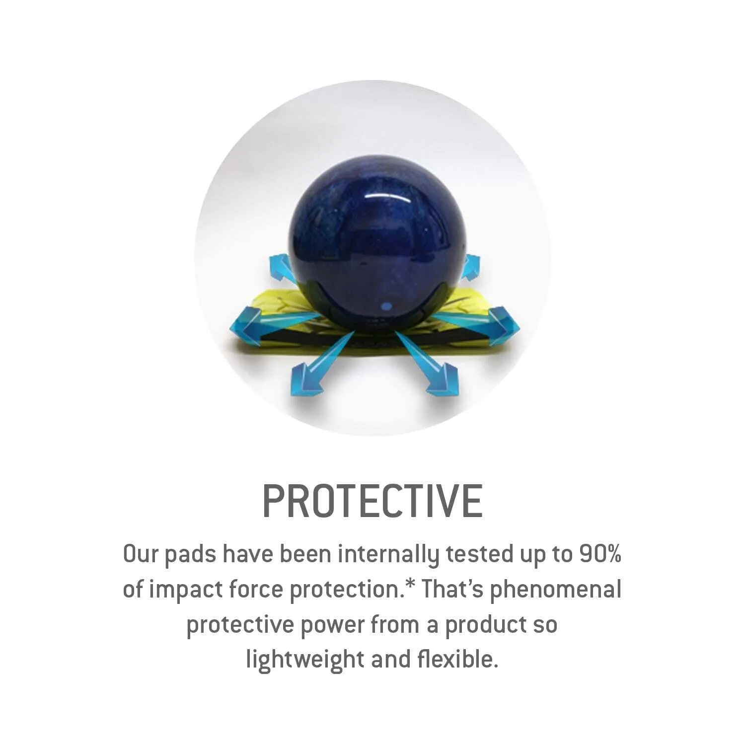 G-Form Knee Guards E-Line - Storm Blue