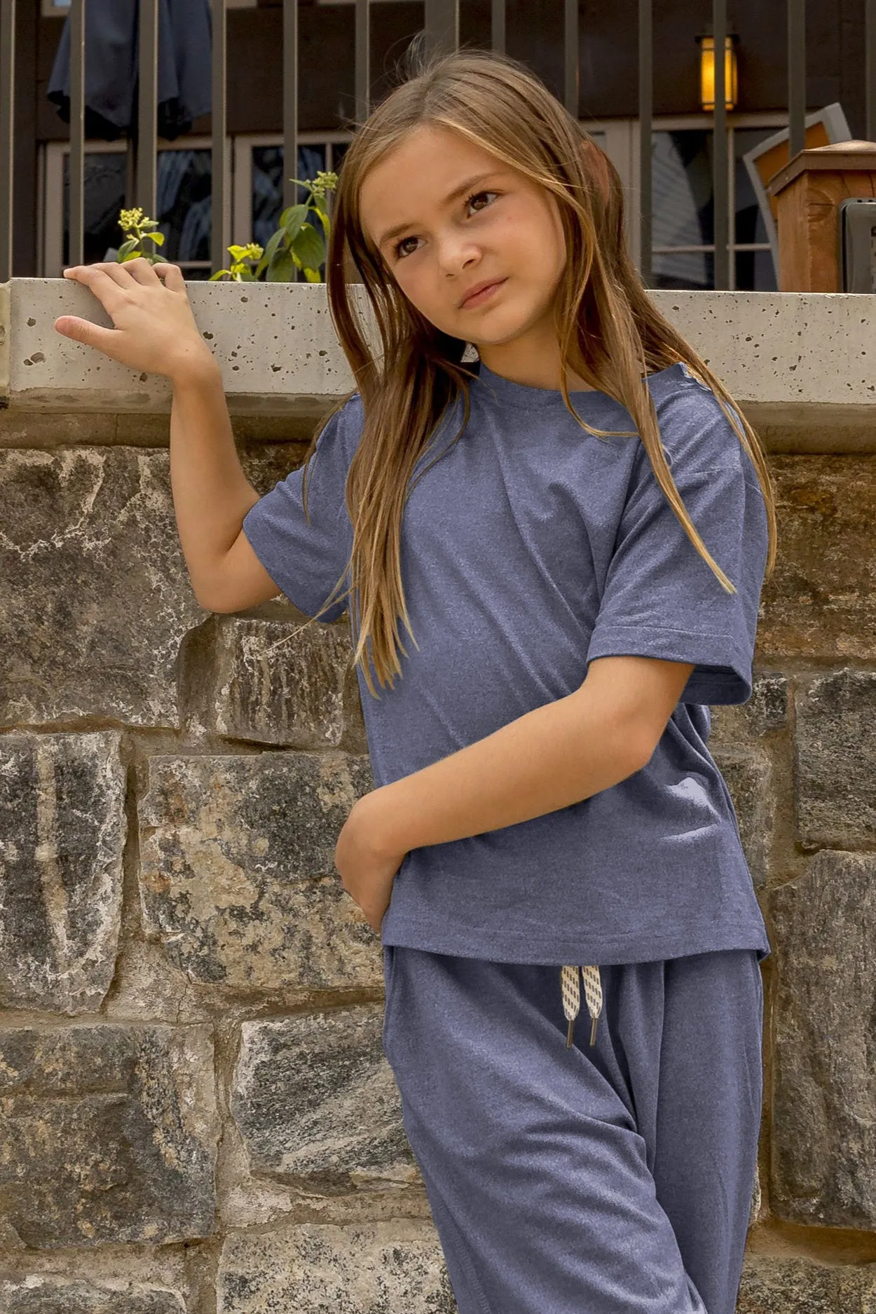 Girls' Yoga Tee