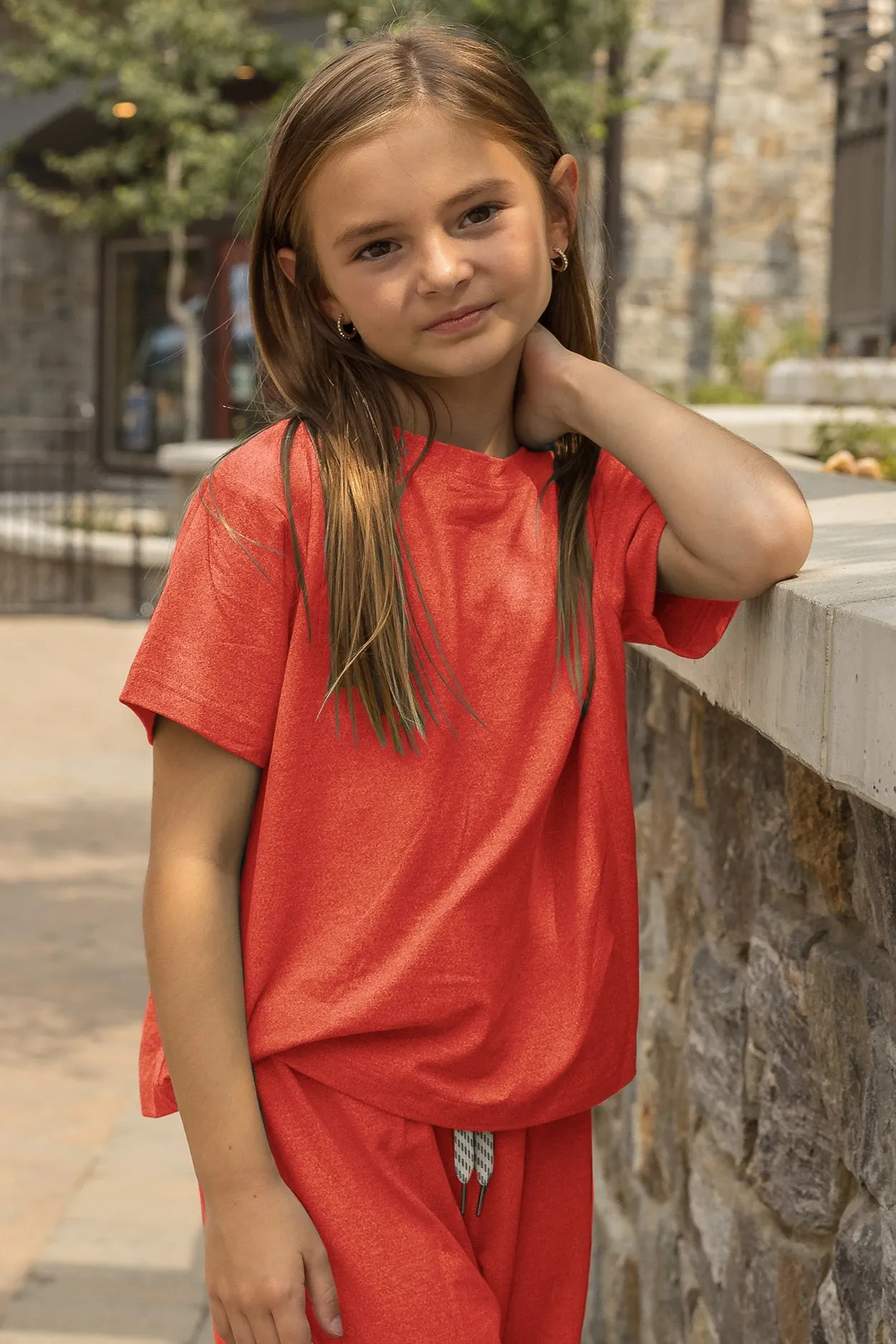 Girls' Yoga Tee