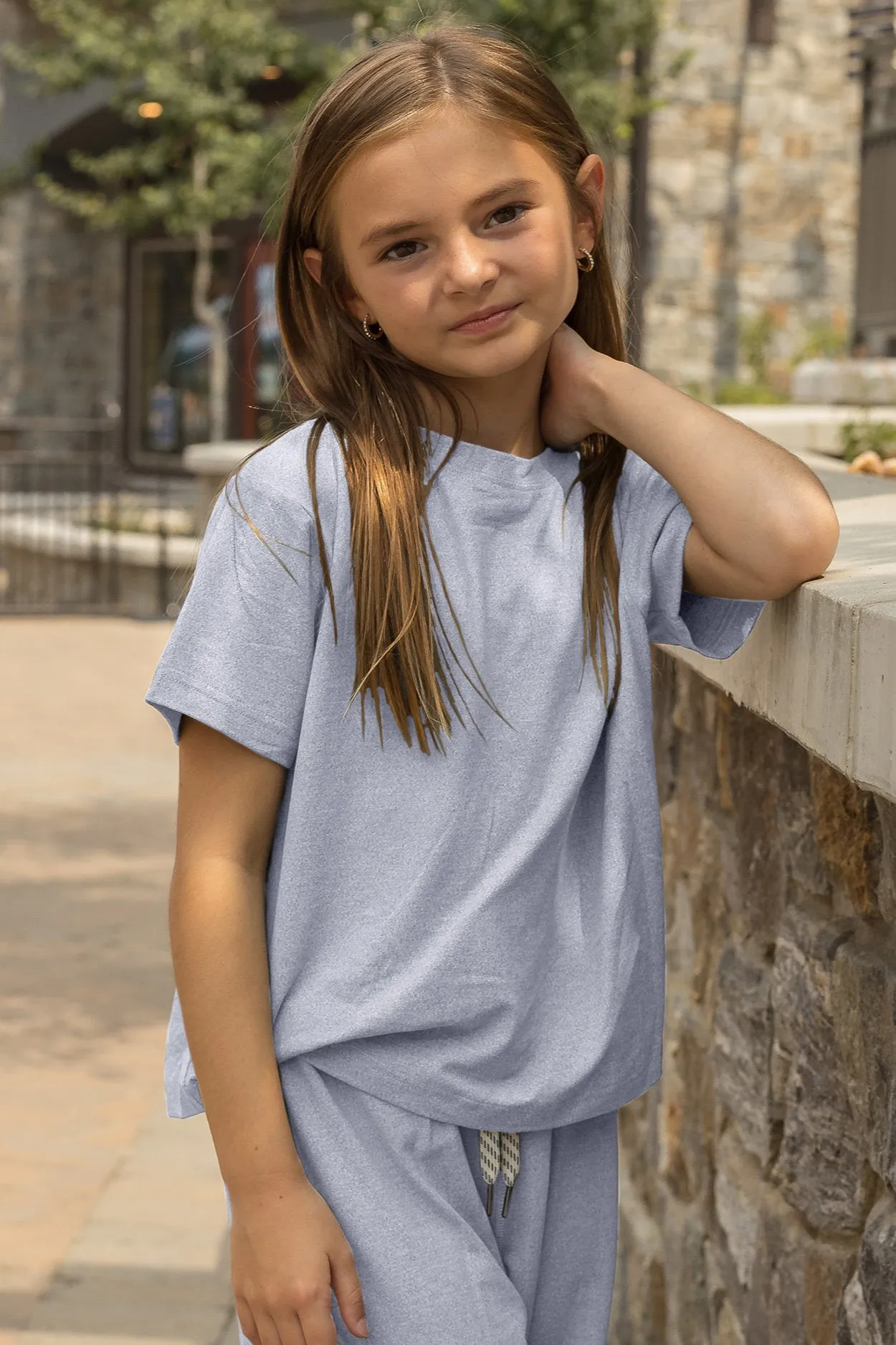 Girls' Yoga Tee