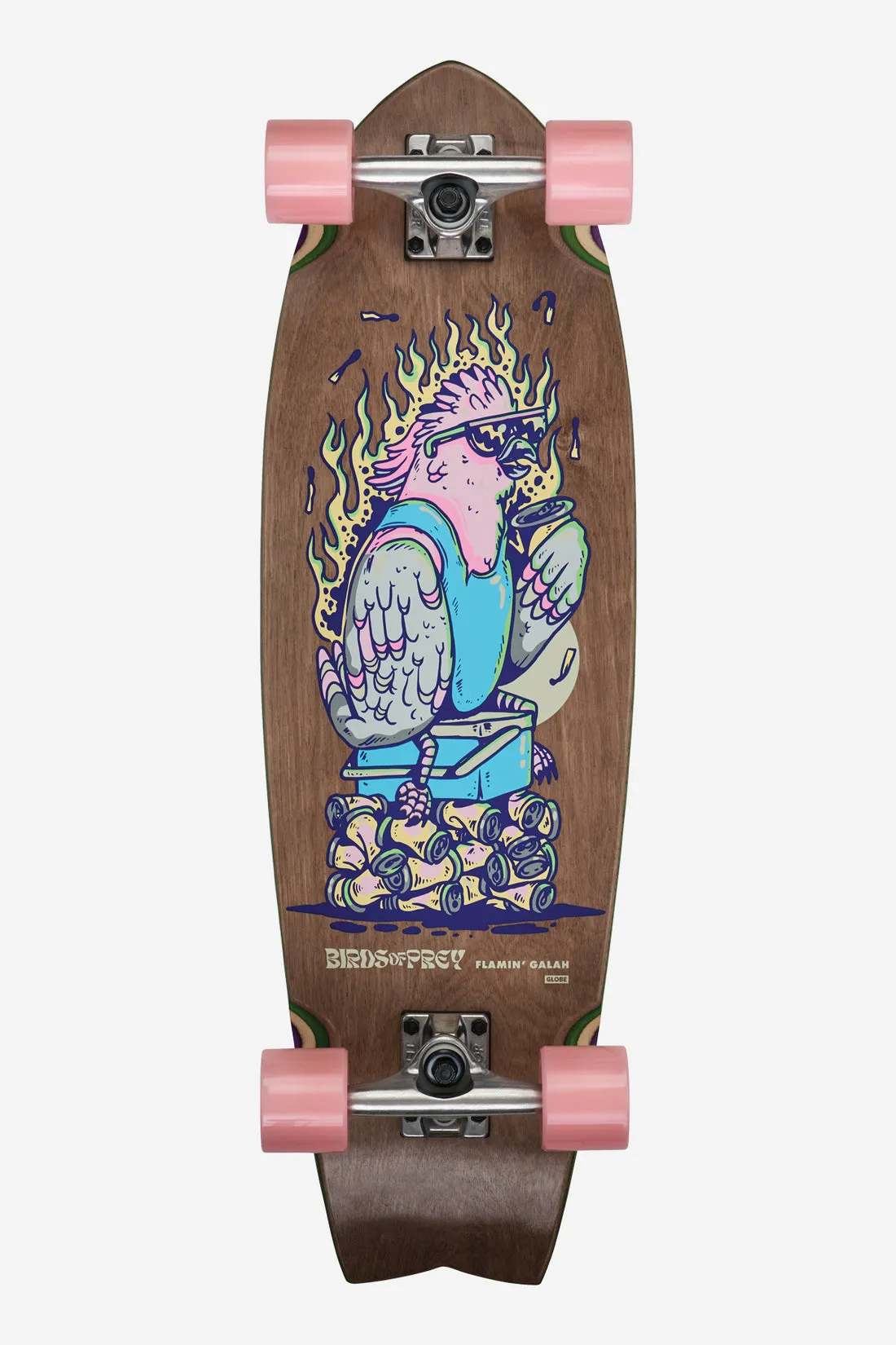 GLOBE Sun City cruiser skateboard - Flamin Galah - 30in