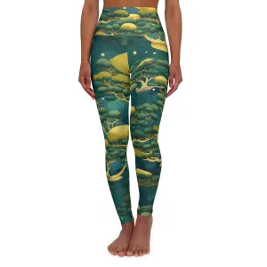 High Waisted Leggings - Desislava Vienna Bonsai