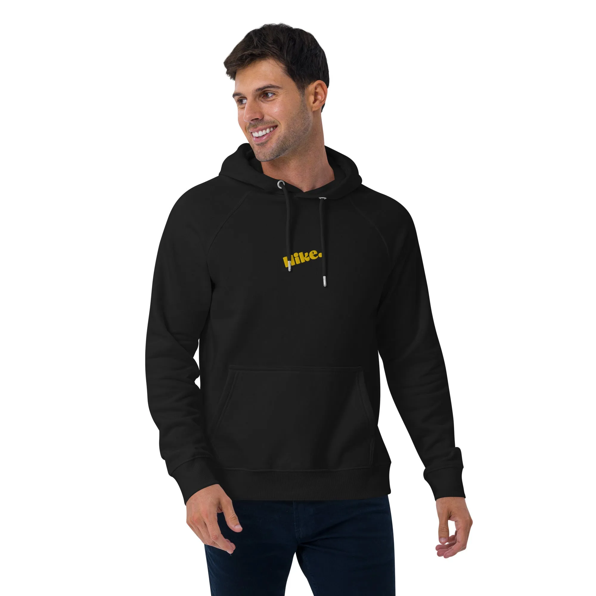 Hike. Embroidered Organic Hoodie