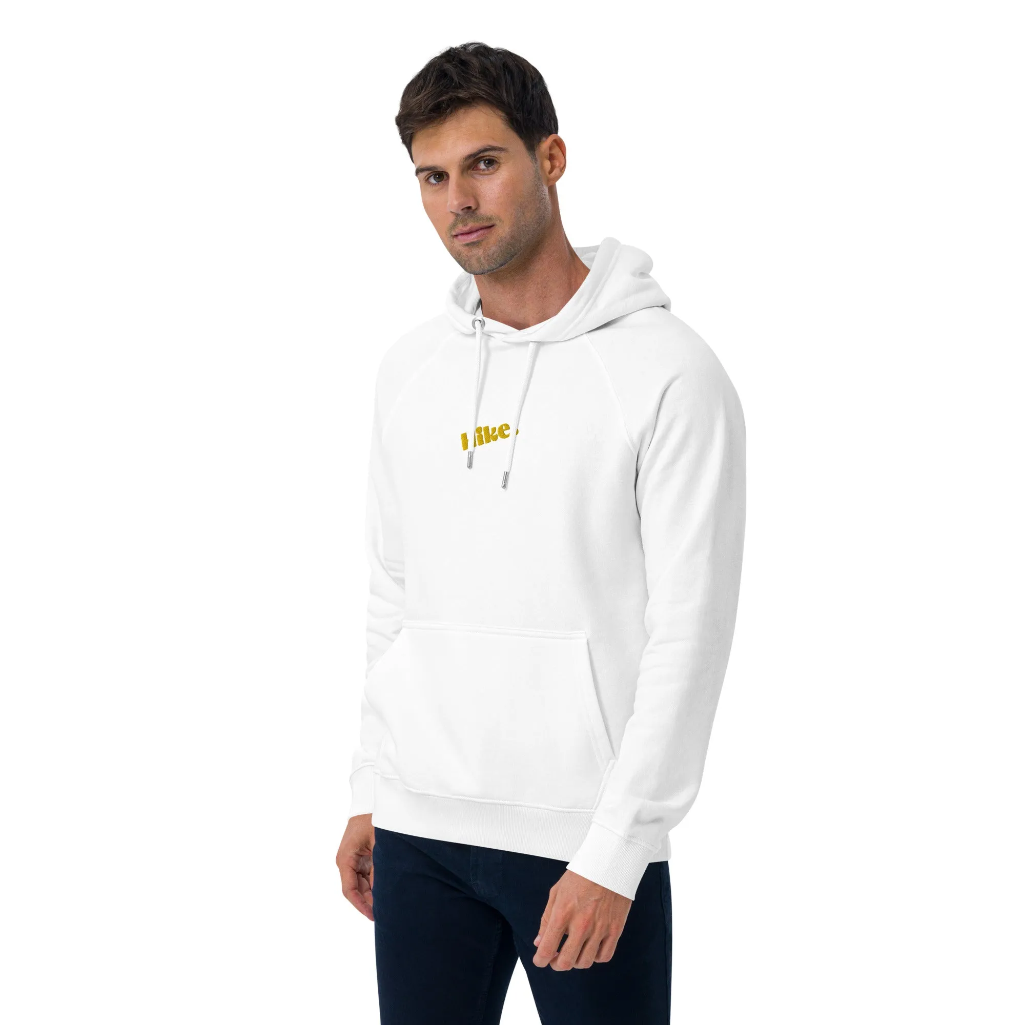 Hike. Embroidered Organic Hoodie