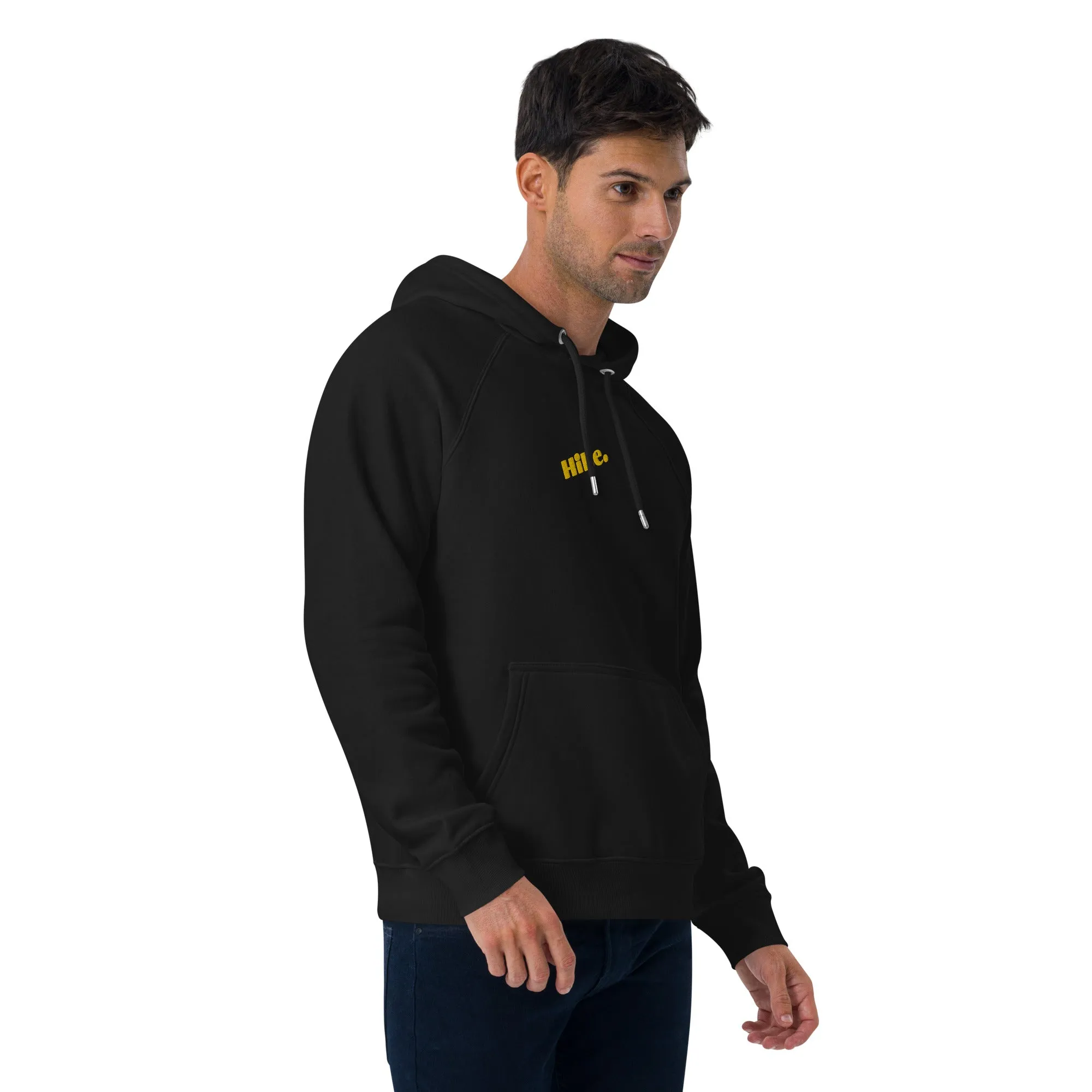 Hike. Embroidered Organic Hoodie
