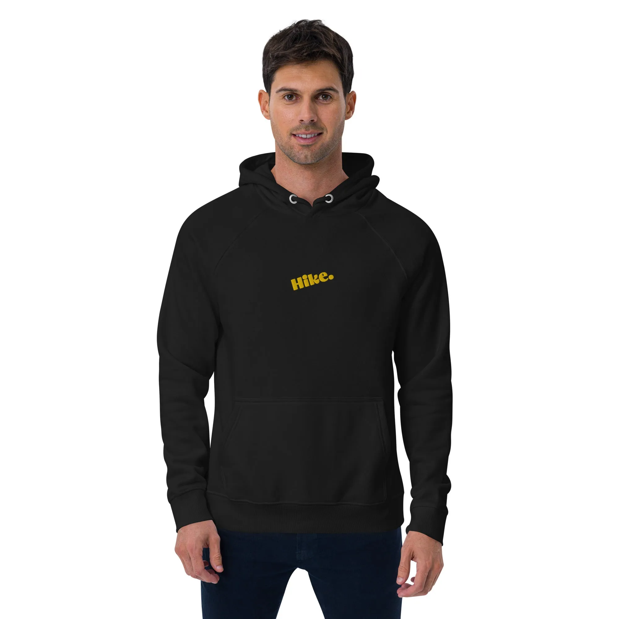 Hike. Embroidered Organic Hoodie