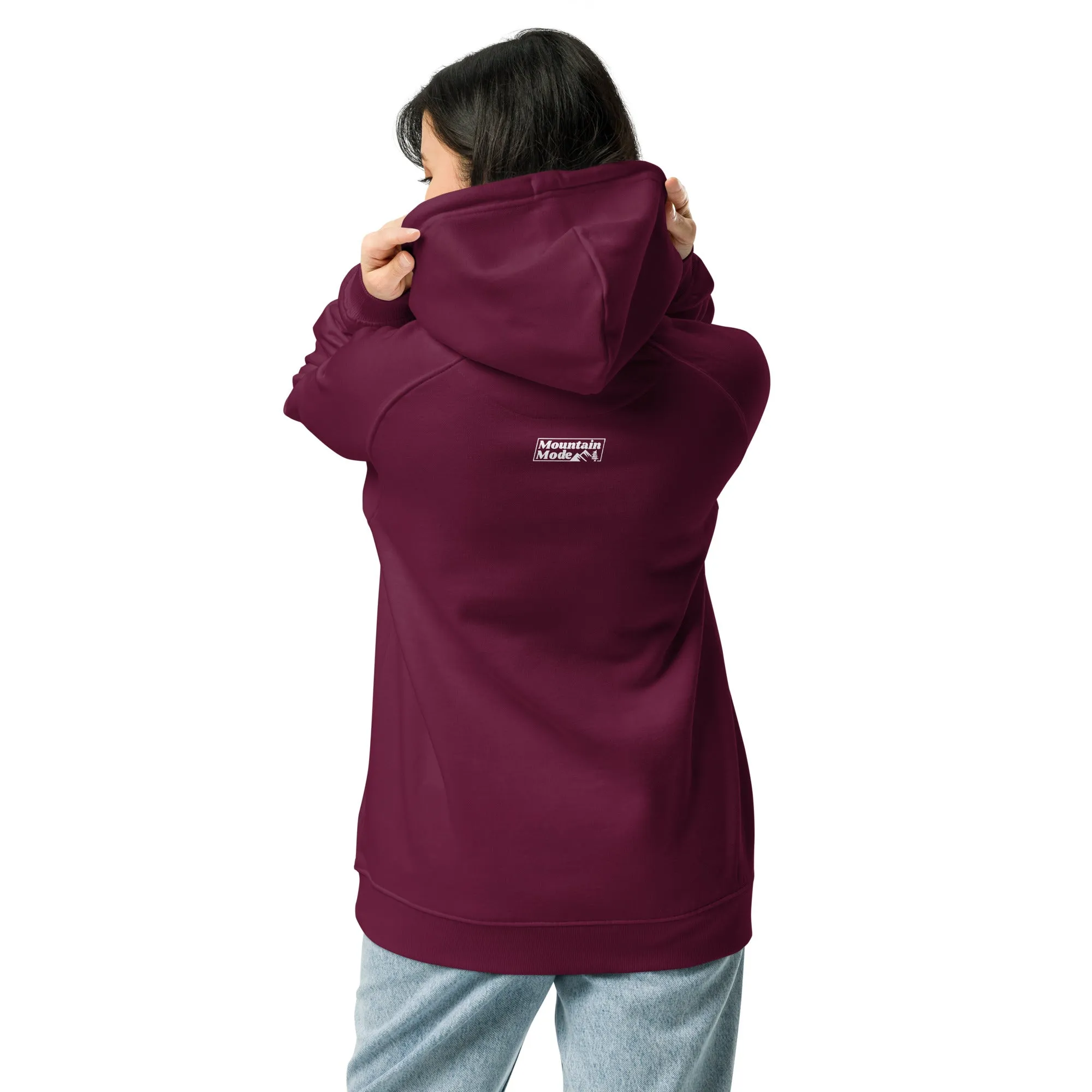 Hike. Embroidered Organic Hoodie