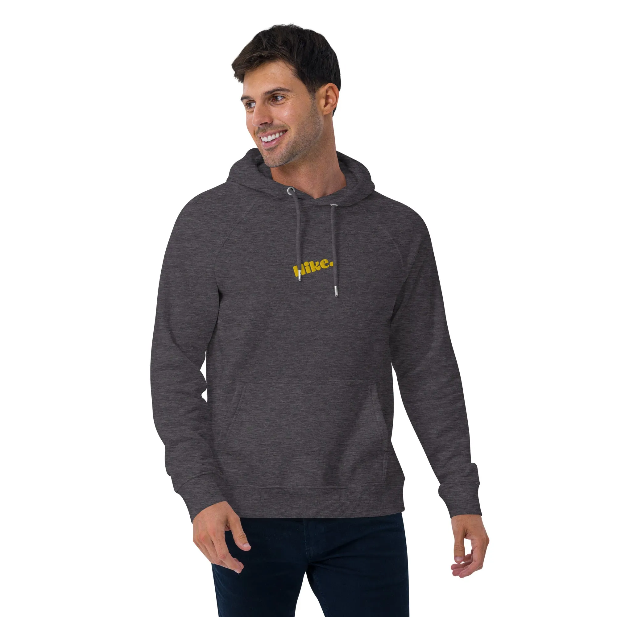 Hike. Embroidered Organic Hoodie