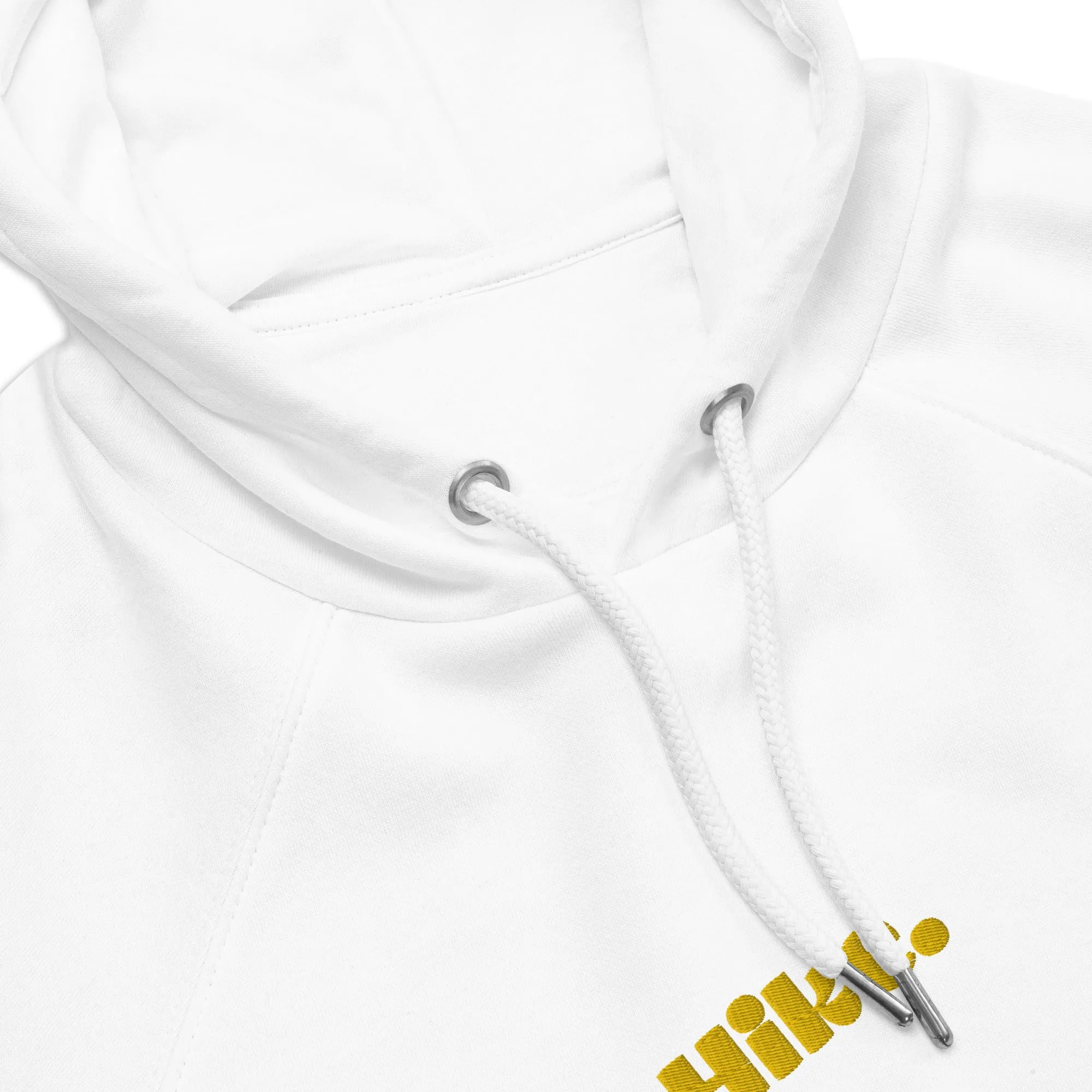 Hike. Embroidered Organic Hoodie