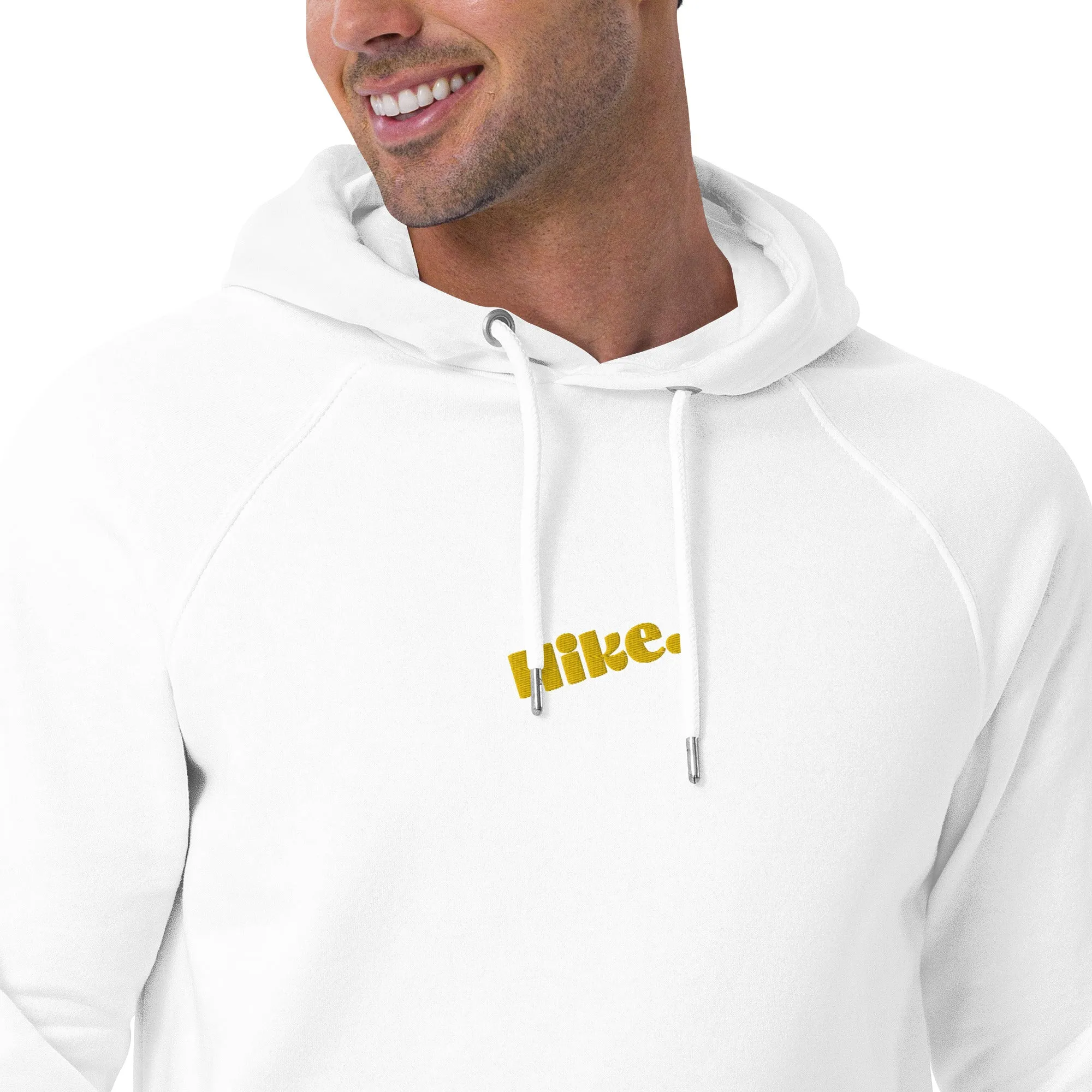 Hike. Embroidered Organic Hoodie