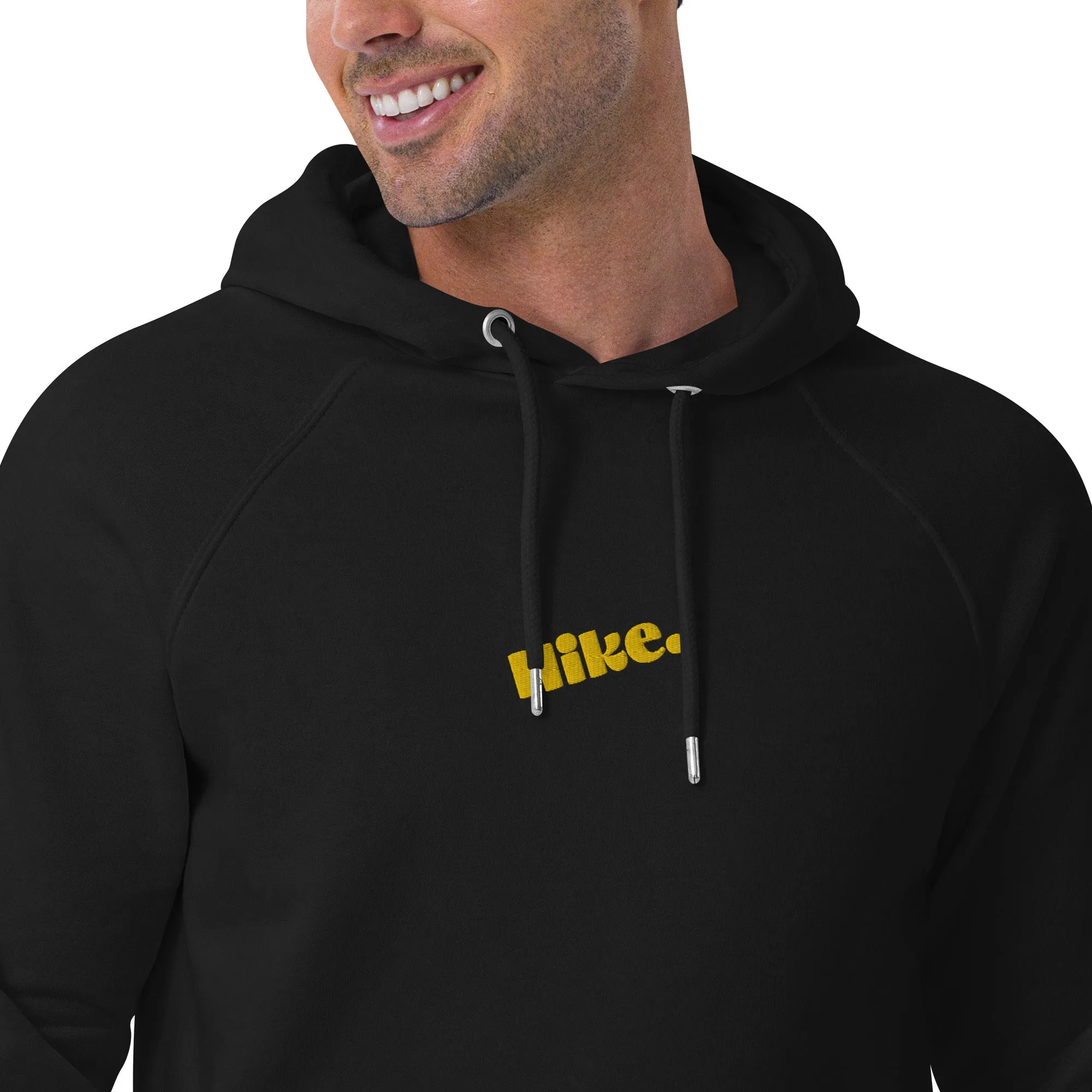 Hike. Embroidered Organic Hoodie