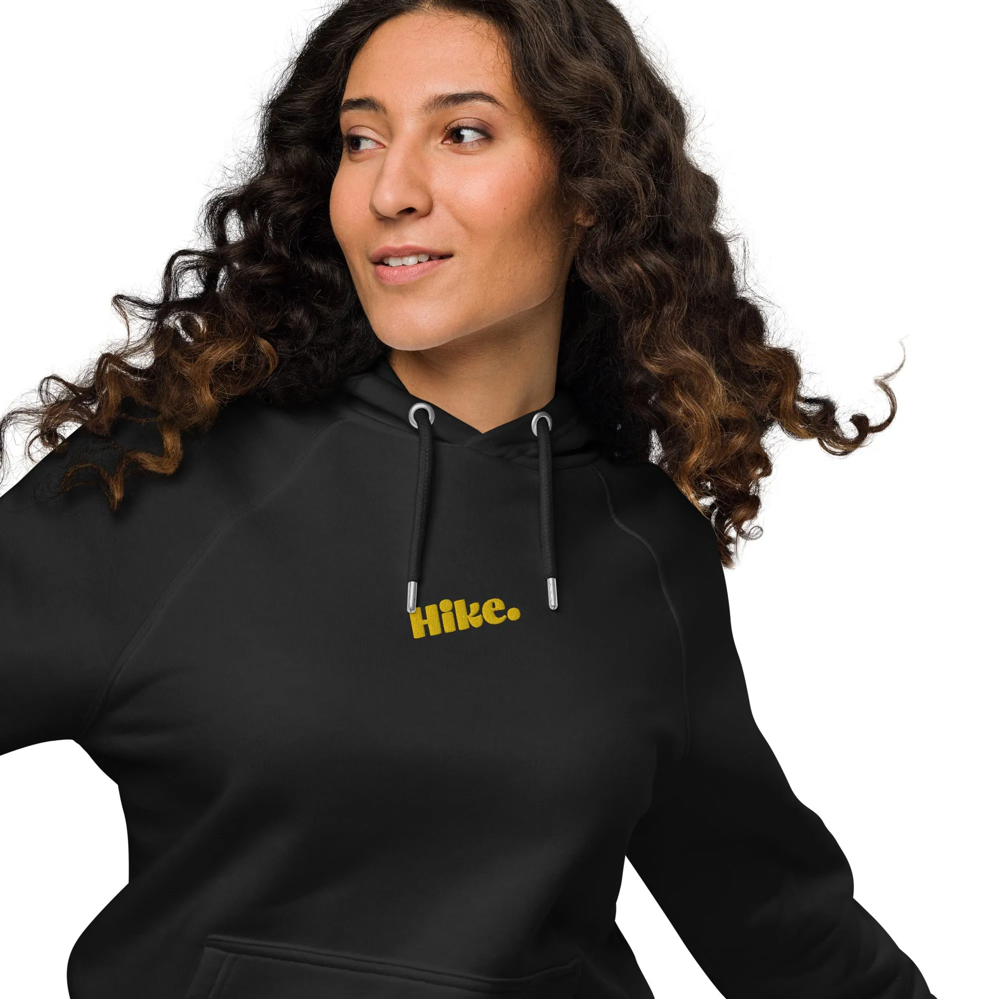 Hike. Embroidered Organic Hoodie