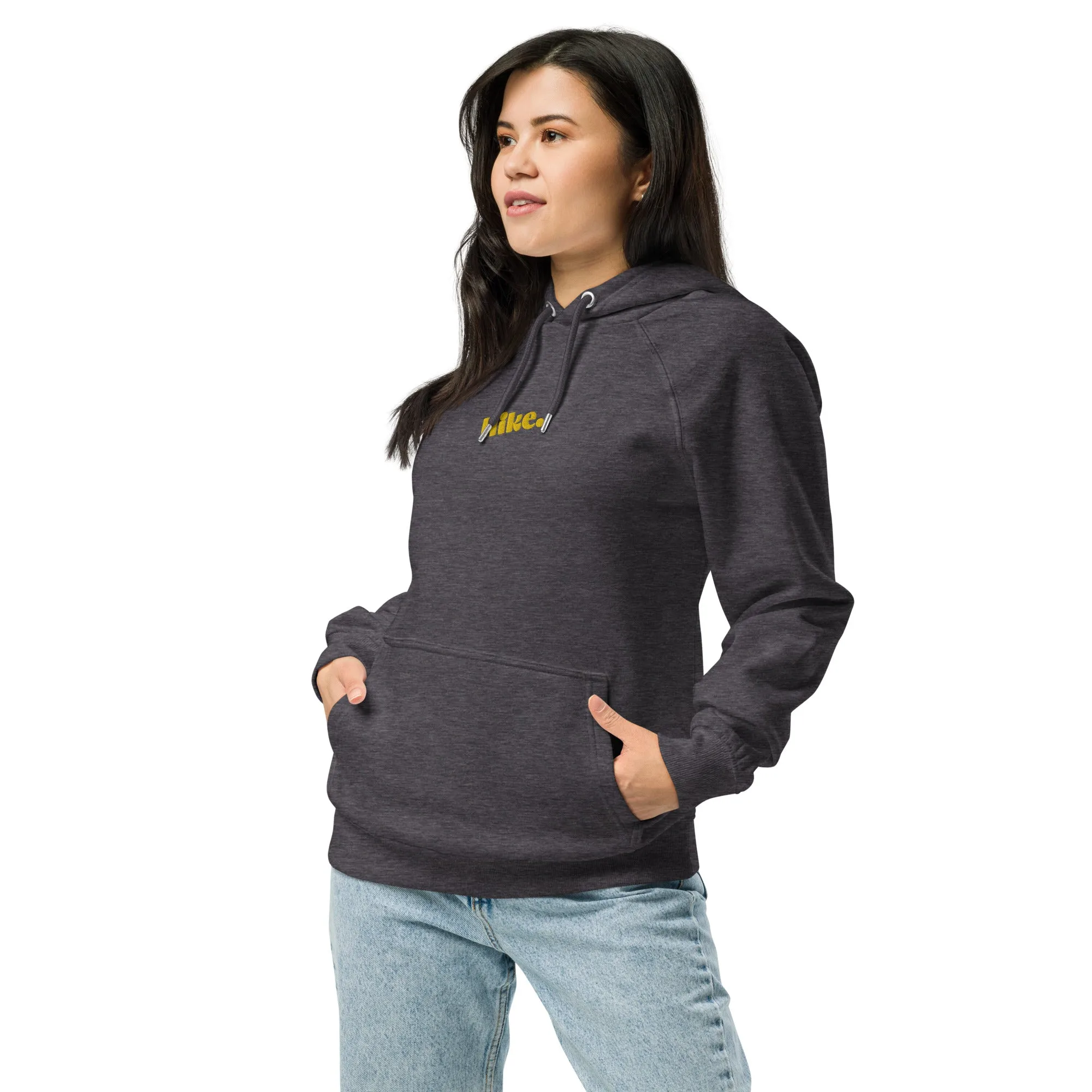 Hike. Embroidered Organic Hoodie