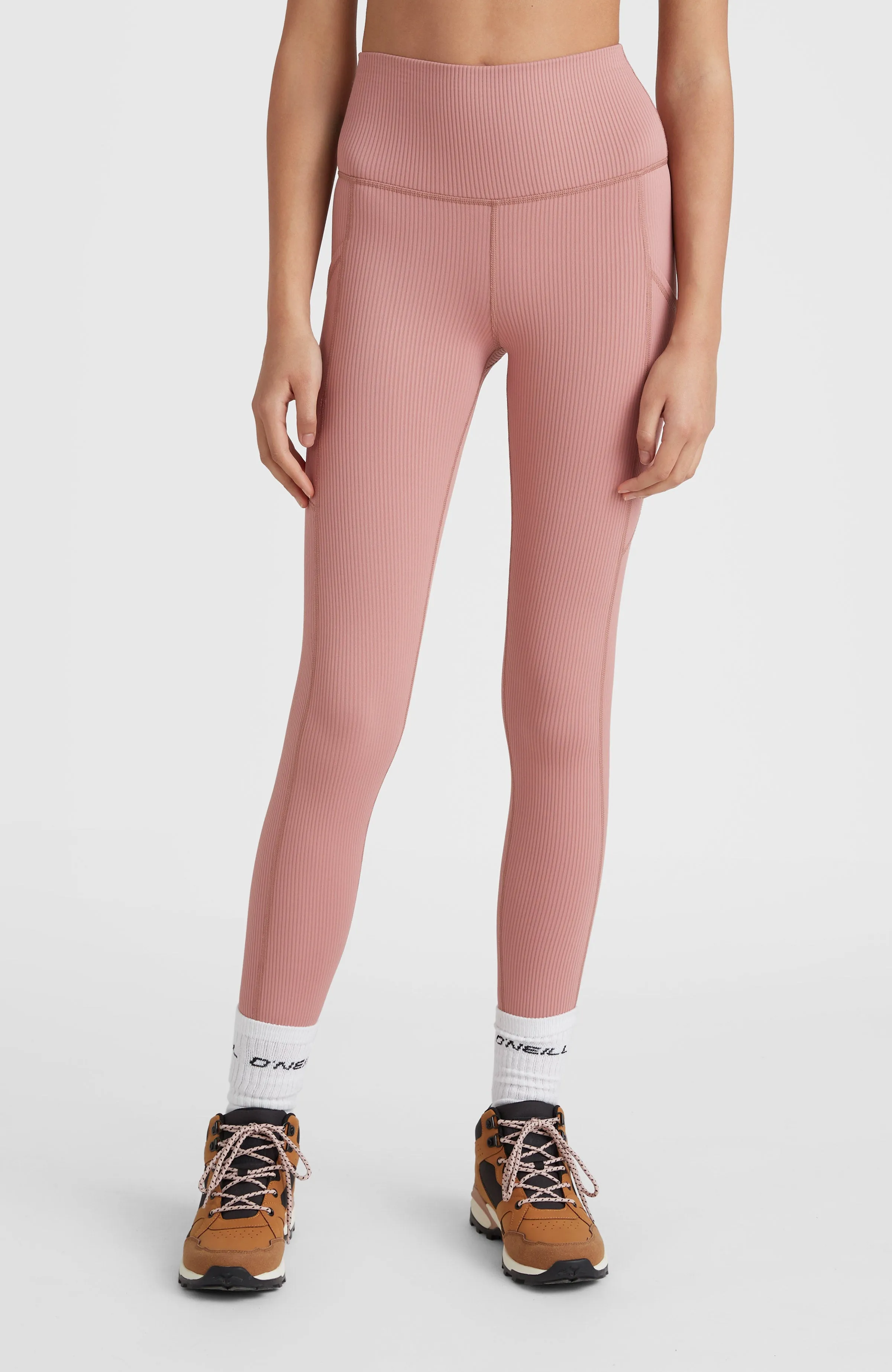 Hike Rib High Waist Leggings | Ash Rose