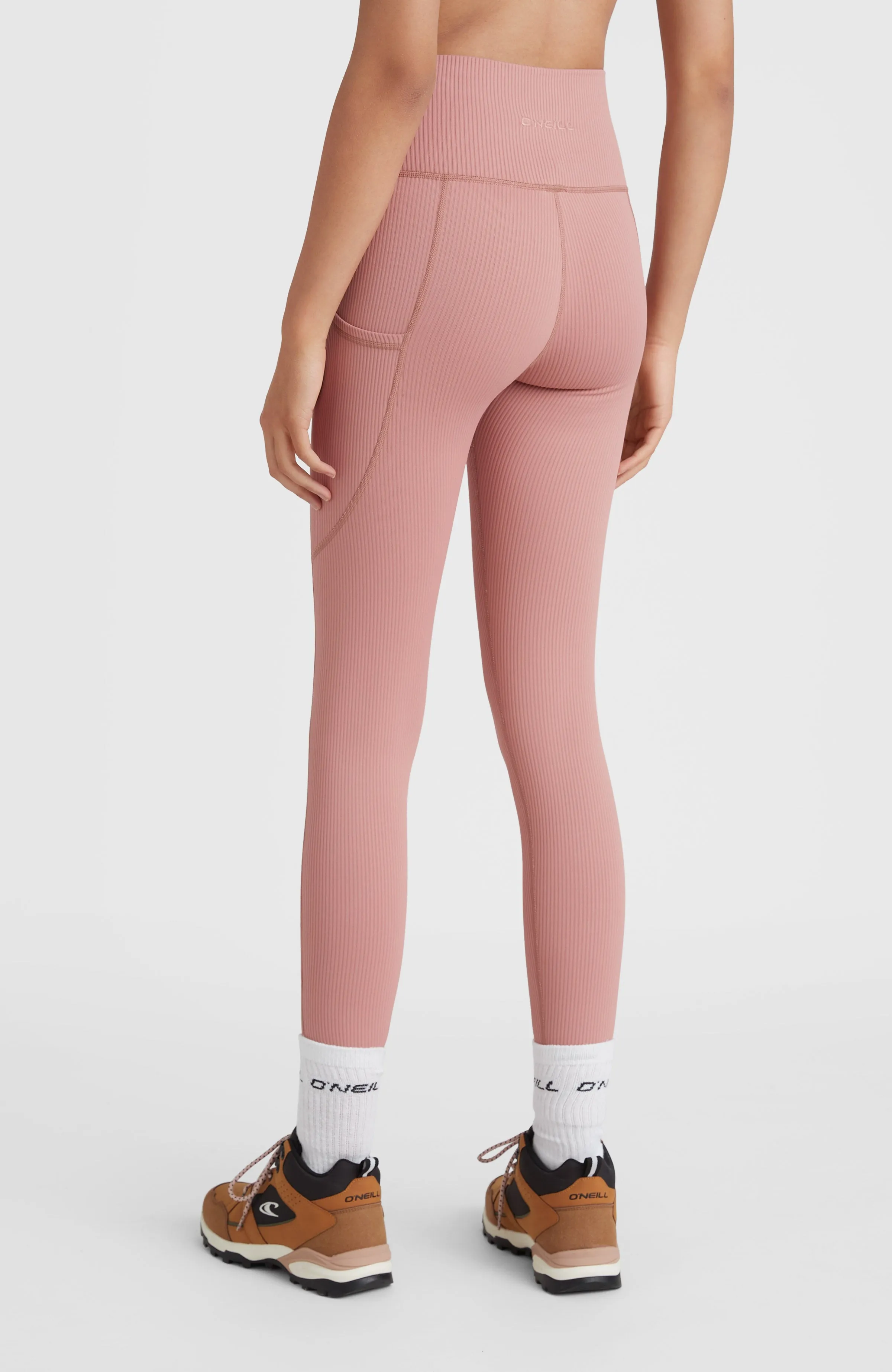 Hike Rib High Waist Leggings | Ash Rose
