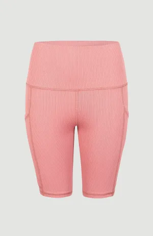 Hike Ribbed High Waist Shorts | Ash Rose