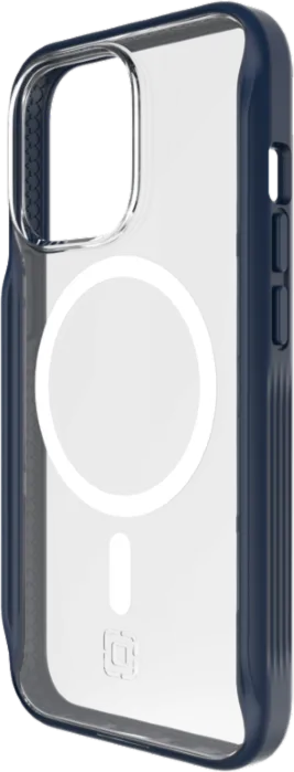 Incipio - AeroGrip MagSafe Case for iPhone 14 Pro Max - Midnight Navy/Clear